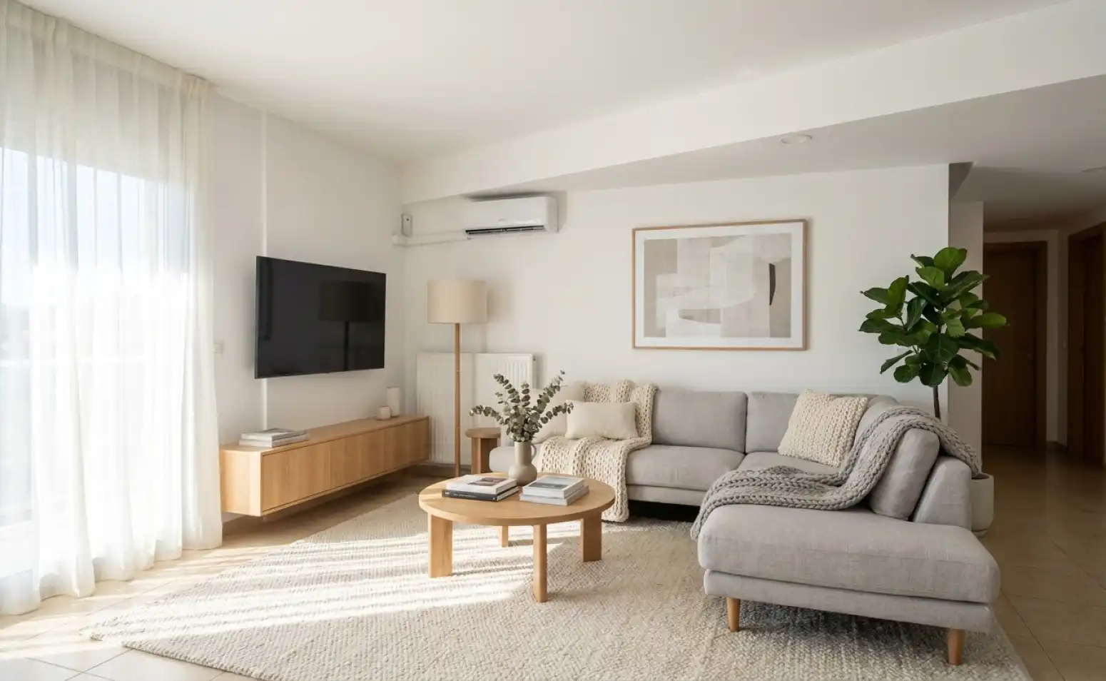 Sala d'estar de Pis en venda en Ulldecona amb Aire condicionat, Calefacció i Terrassa