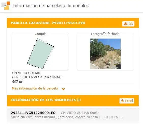 Residential land for sale in Camino Viejo de Guejar, imagen 6