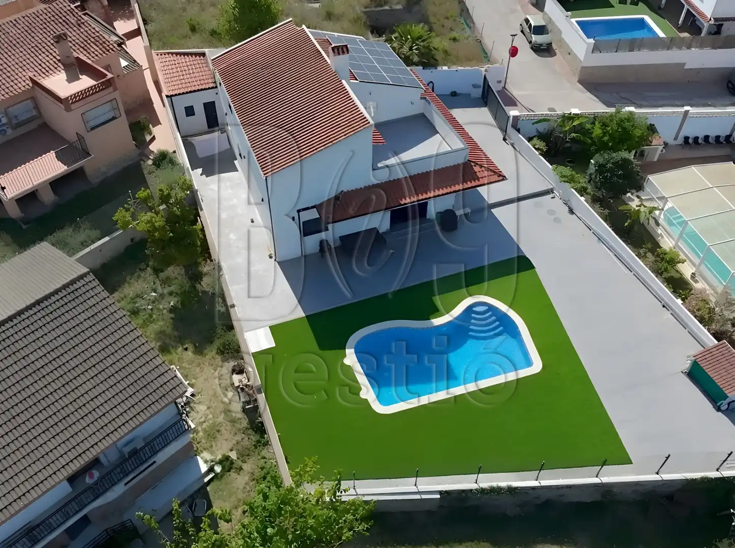 Piscina de Casa o xalet en venda en Els Pallaresos amb Aire condicionat, Calefacció i Jardí privat