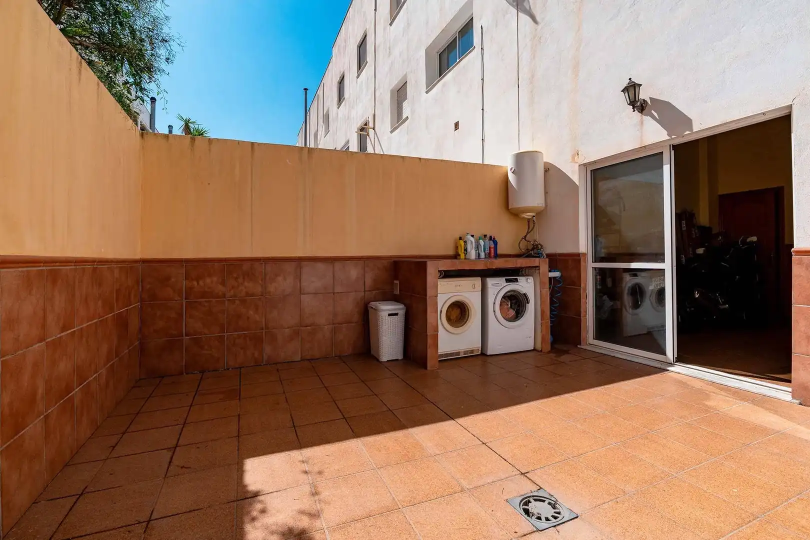 Terrassa de Casa adosada en venda en Roquetas de Mar amb Aire condicionat, Terrassa i Traster