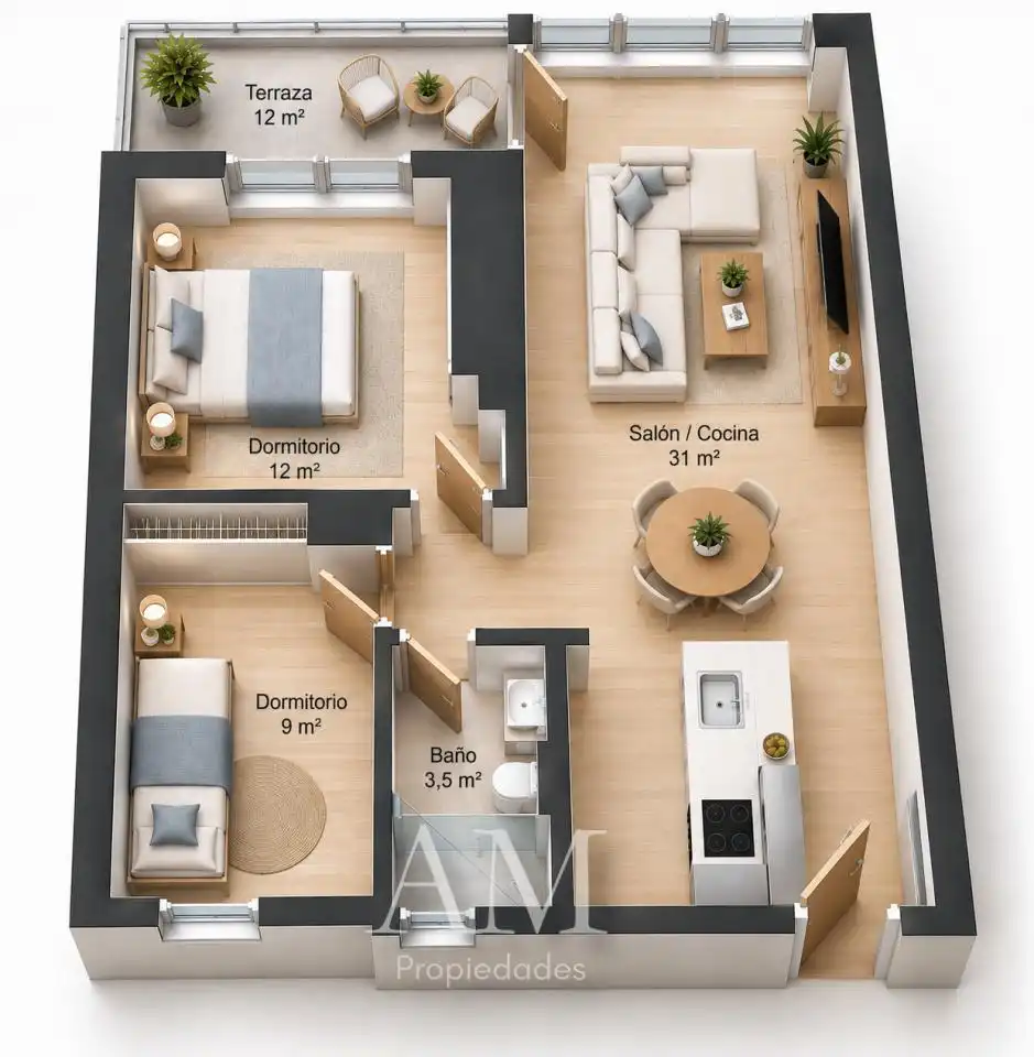 Wohnung zum Verkauf in Vigo  mit Heizung, Terrasse und Abstellraum