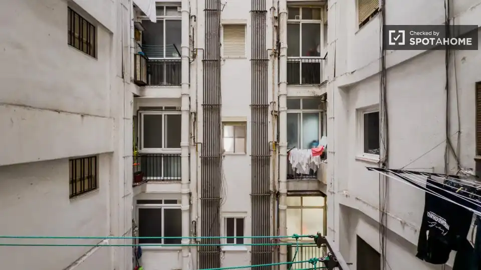 Terrassa de Pis per a compartir en Barcelona amb Aire condicionat, Terrassa i Moblat