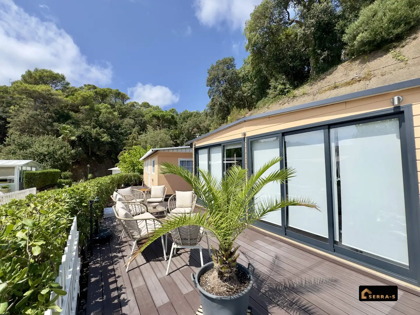 Terraza de Casa o chalet en venta en Palafolls con Aire acondicionado y Piscina comunitaria