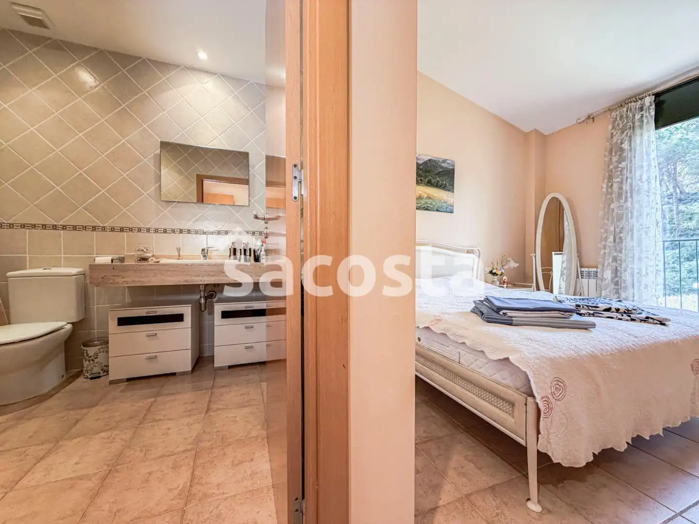 Habitación de Casa adosada en venta en Lloret de Mar con Aire acondicionado, Calefacción y Jardín privado
