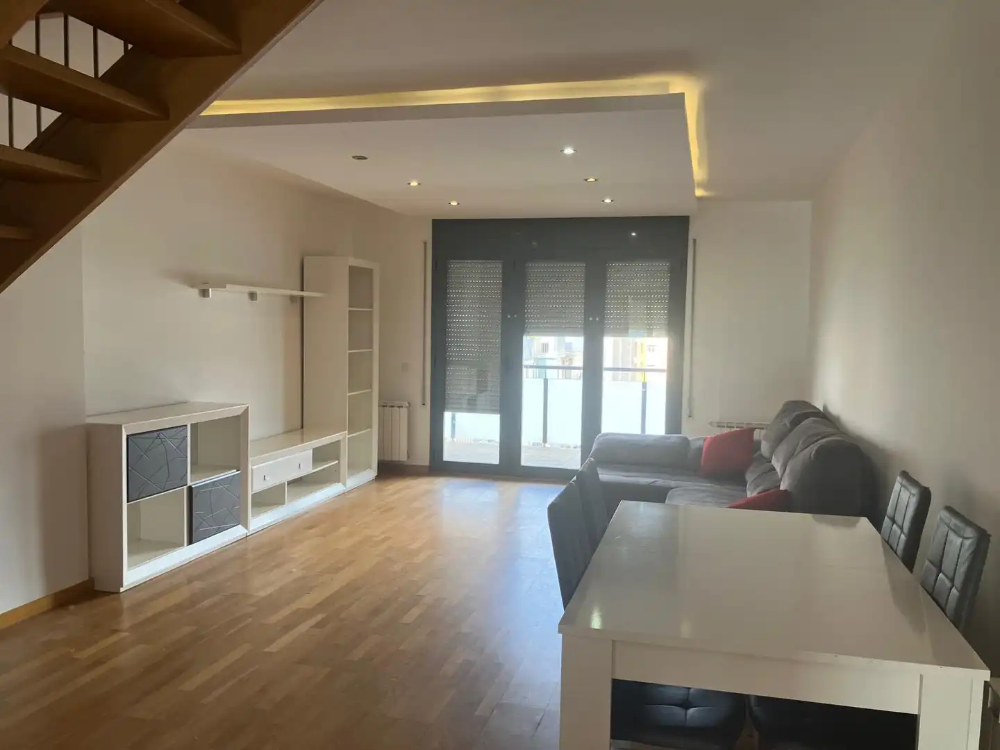 Sala de estar de Ático en venta en Fraga con Aire acondicionado, Calefacción y Terraza