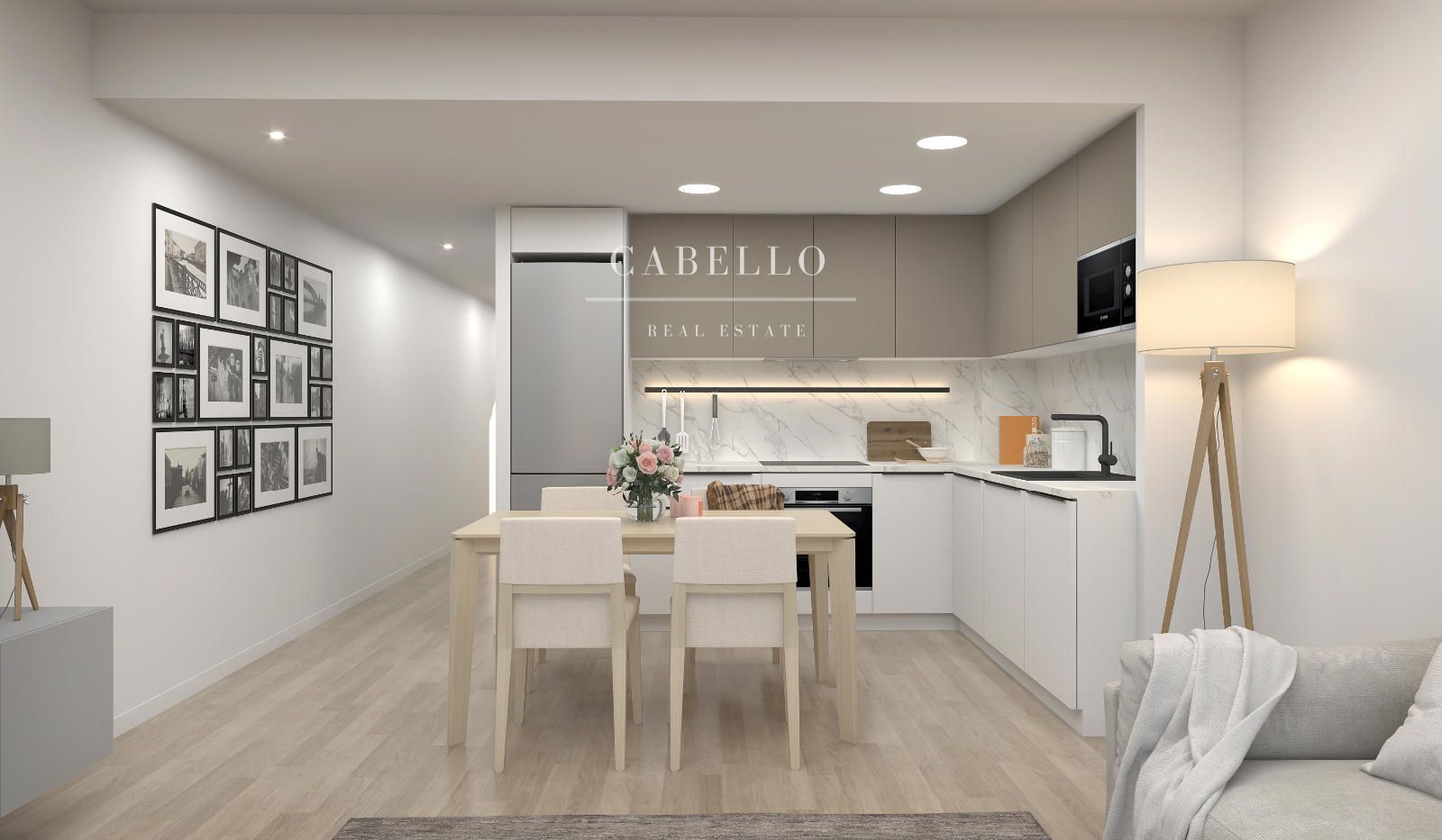 Kitchen of Flat for sale in Terrassa  with Air Conditioner, Heating and Private garden