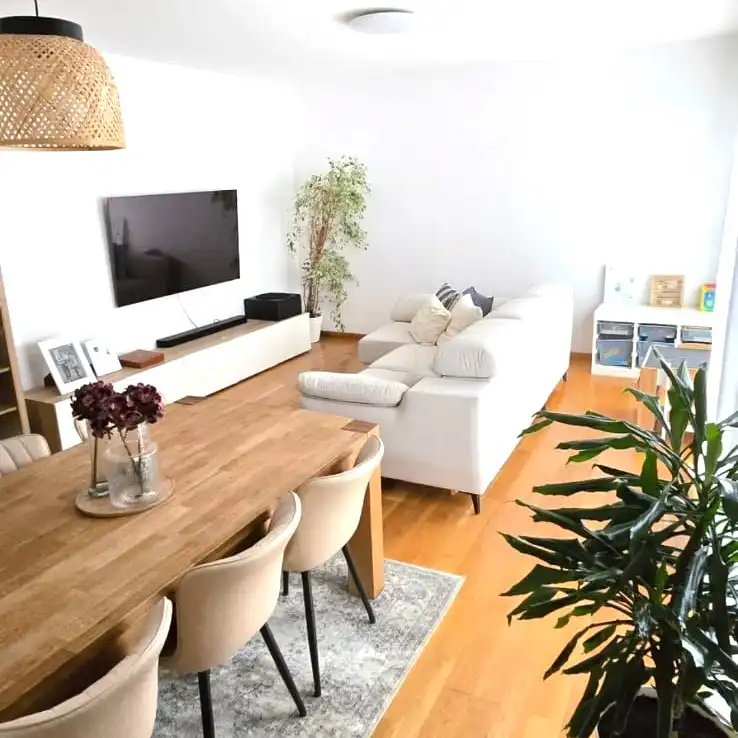 Sala de estar de Planta baja en venta en Valle de Elorz / Elortzibar con Calefacción, Jardín privado y Parquet
