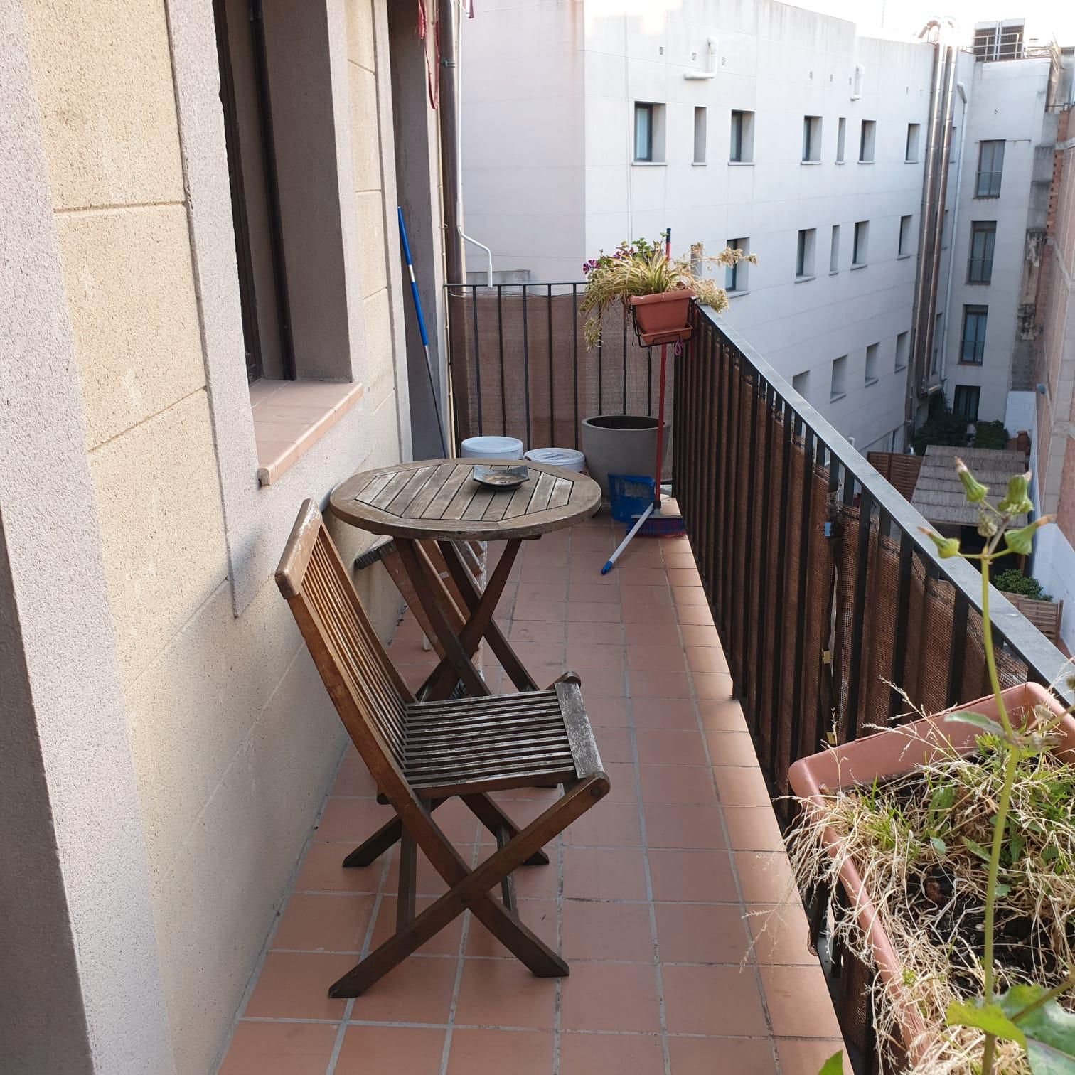 Balcony of Flat for sale in  Barcelona Capital  with Air Conditioner, Heating and Parquet flooring