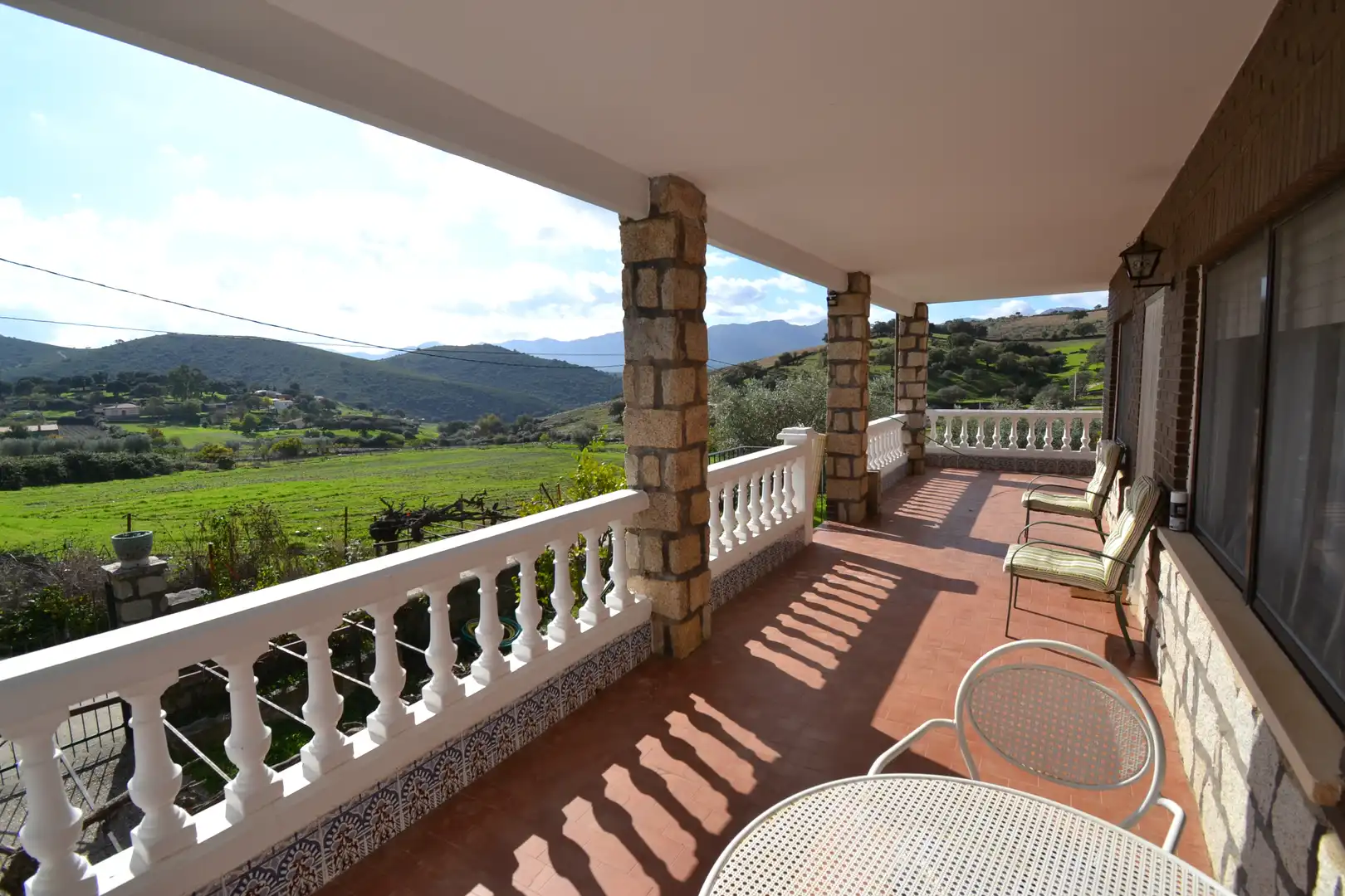Terraza de Casa o chalet en venta en Villar del Pedroso con Aire acondicionado, Calefacción y Jardín privado