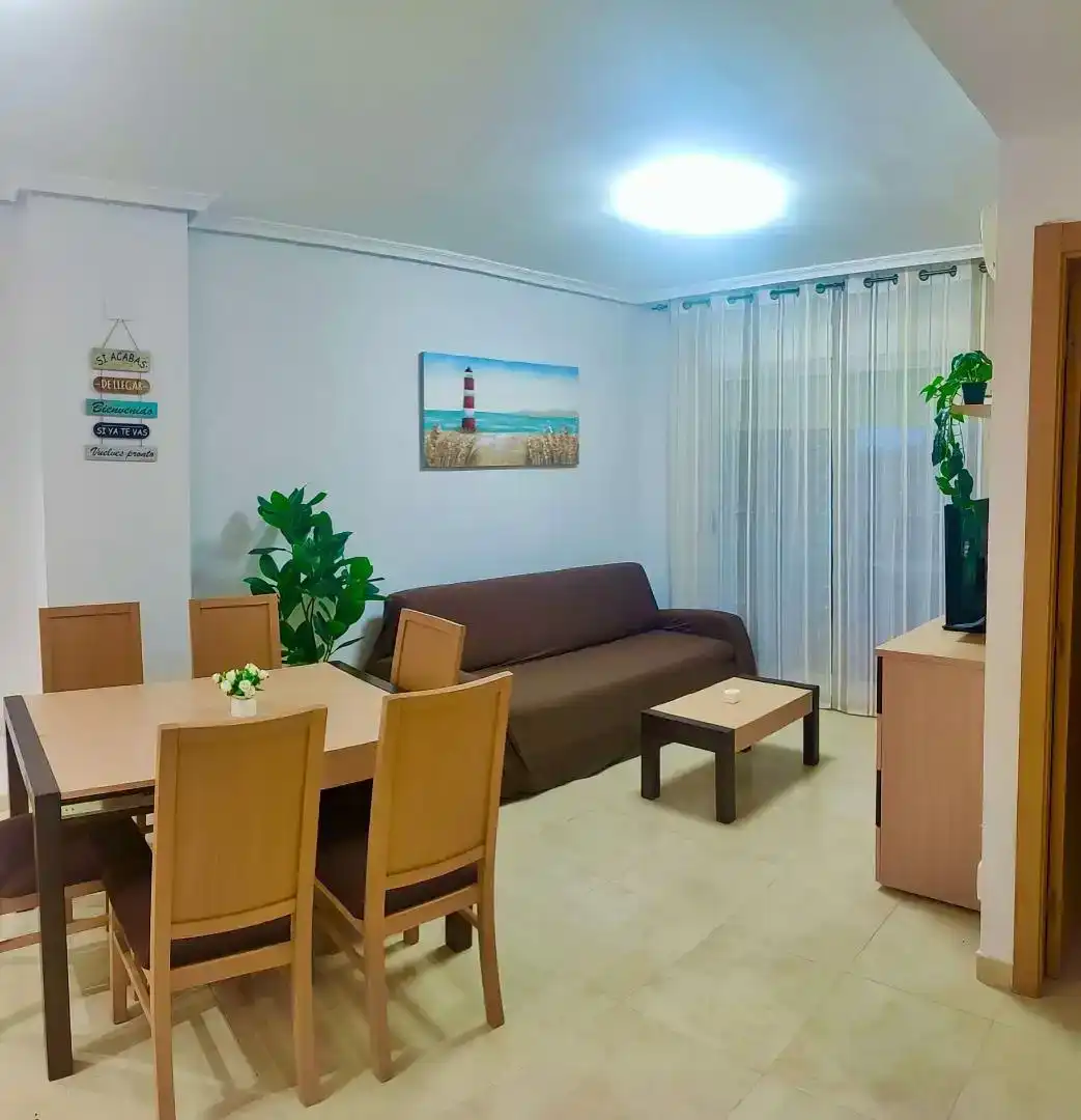 Sala d'estar de Apartament de lloguer en Marina d'Or