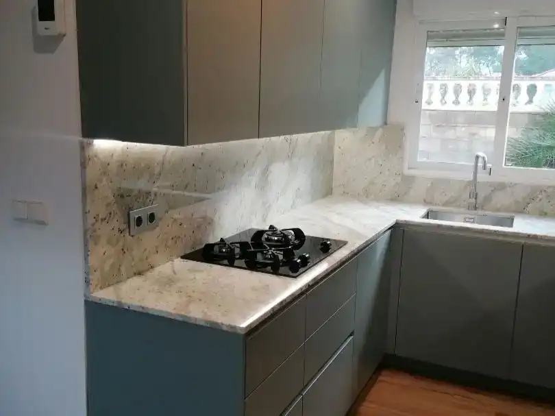 Cuina de Casa o xalet en venda en La Nucia amb Aire condicionat, Parquet i Piscina