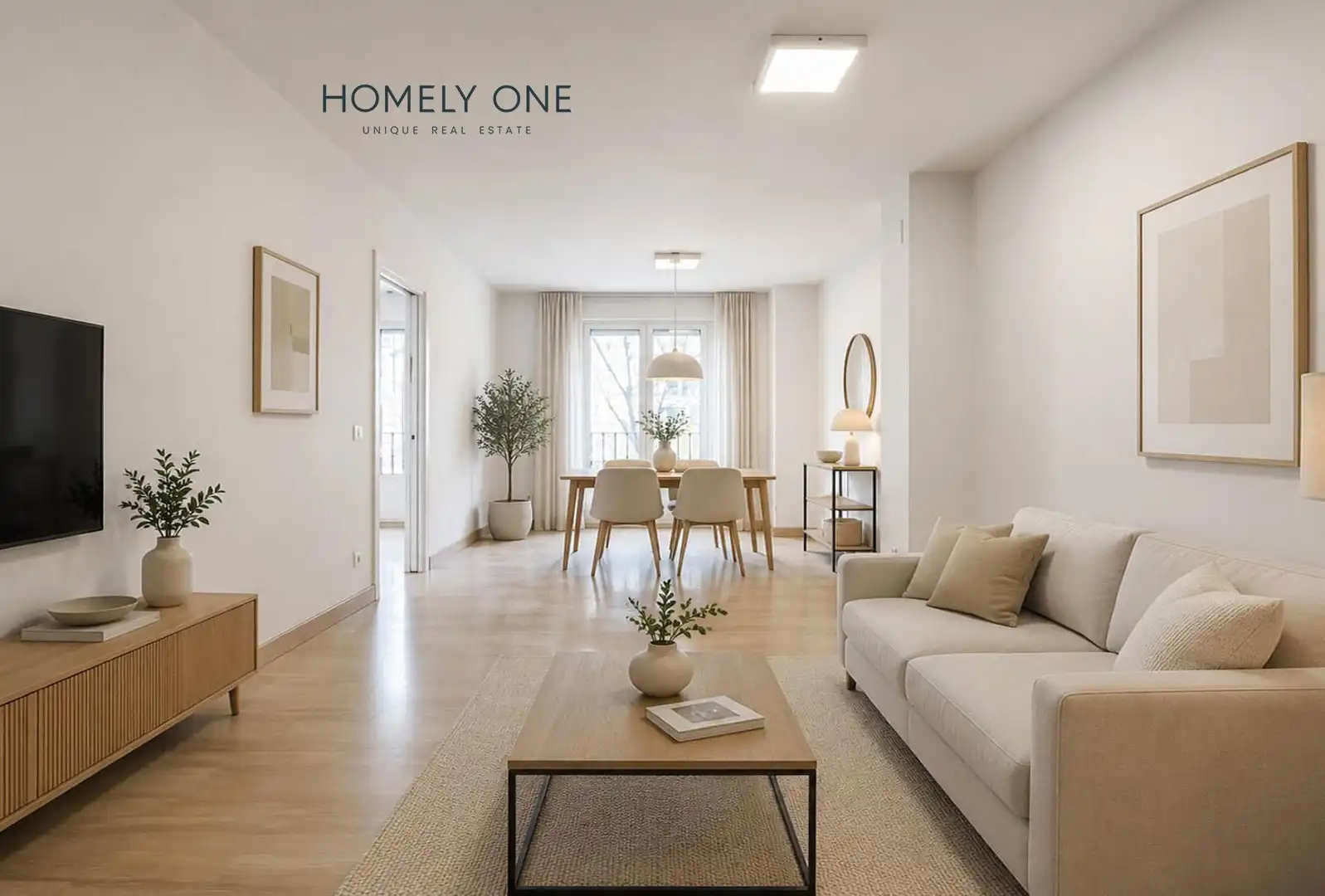 Wohnzimmer von Wohnung zum Verkauf in Madrid mit Klimaanlage, Heizung und Terrasse