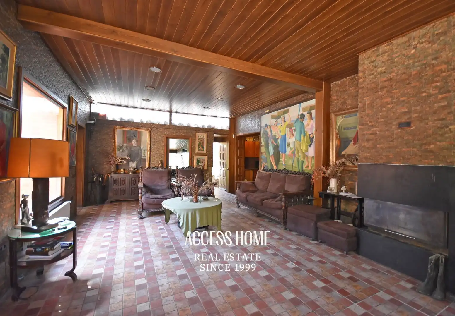 Sala d'estar de Casa o xalet en venda en Montornès del Vallès amb Aire condicionat, Calefacció i Jardí privat