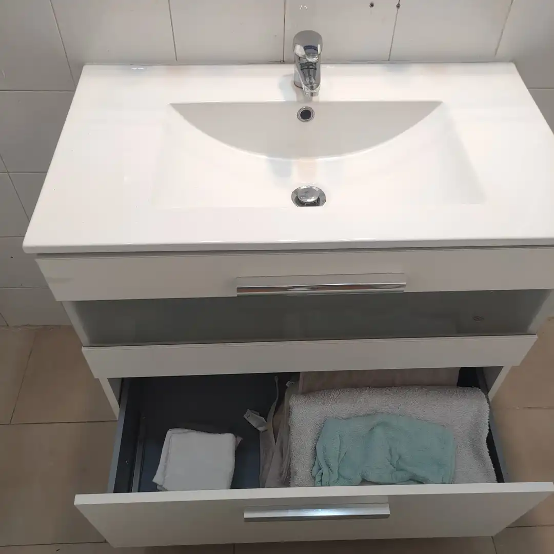 Badezimmer von Wohnung zur Miete in Madrid mit Heizung, Möbliert und Ofen