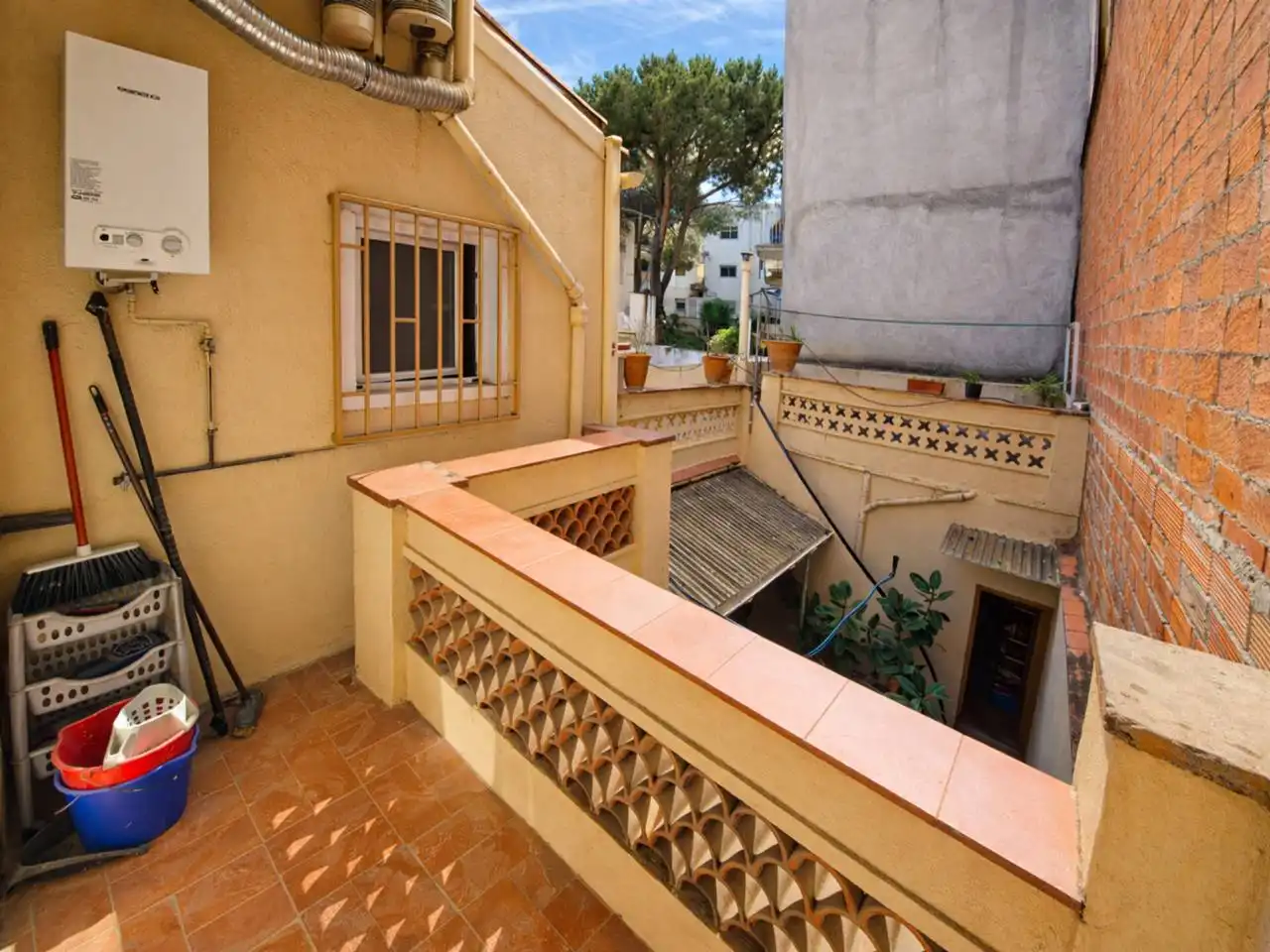 Balcony of Houses for sale in Sabadell  with Heating, Private garden and Terrace