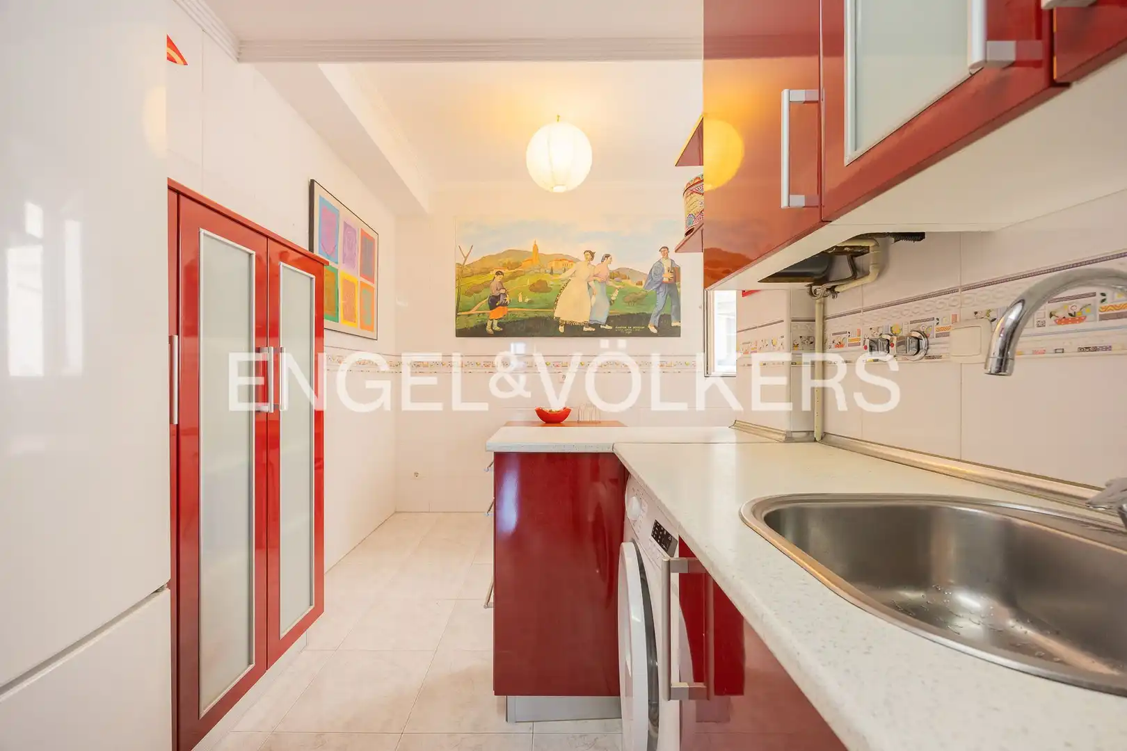 Küche von Wohnung zum Verkauf in Berango mit Heizung und Terrasse