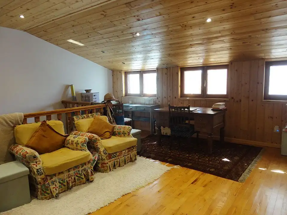 Sala de estar de Casa o chalet en venta en Arauzo de Miel con Calefacción, Trastero y Amueblado