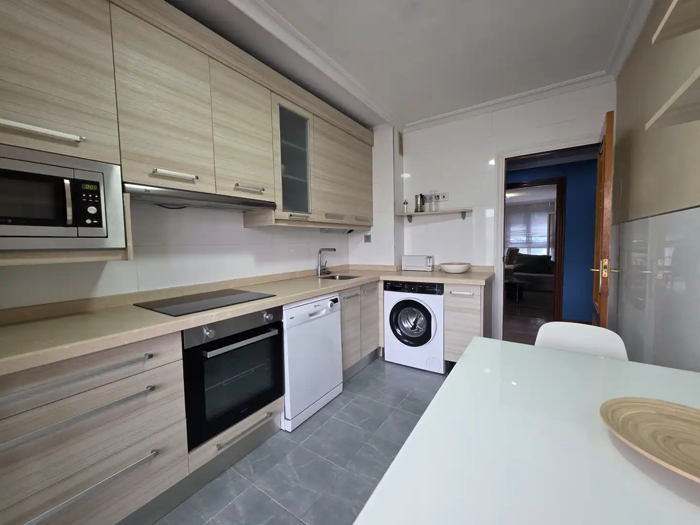 Küche von Wohnung zur Miete in Castro-Urdiales mit Privatgarten, Terrasse und Schwimmbad