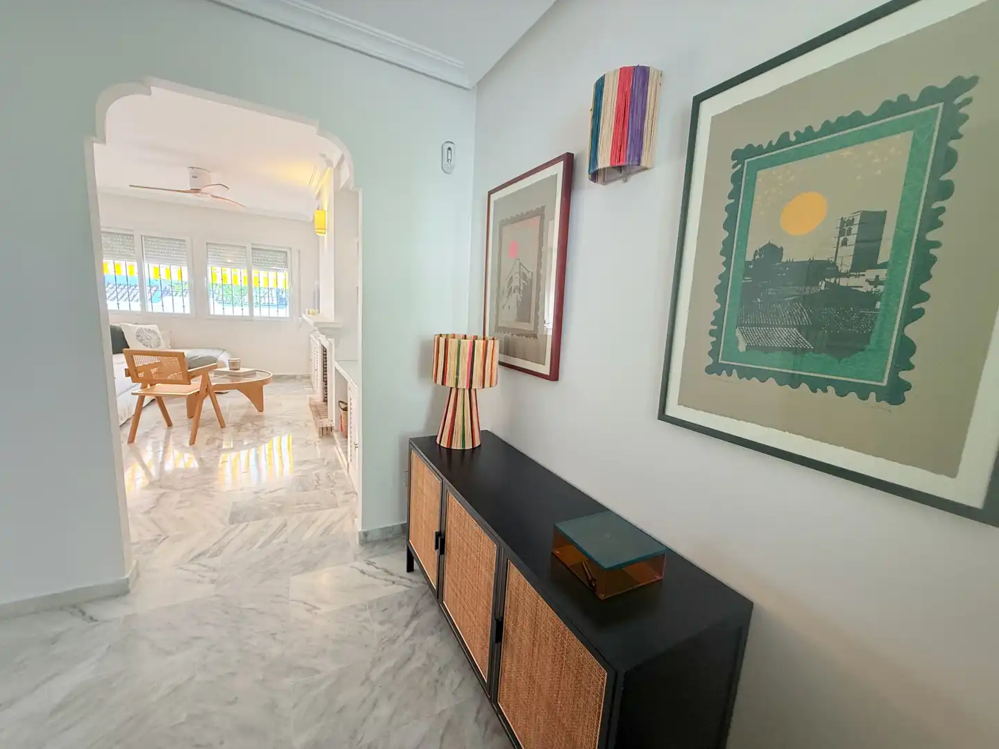 Casa adosada de lloguer en Marbella amb Aire condicionat, Terrassa i Piscina