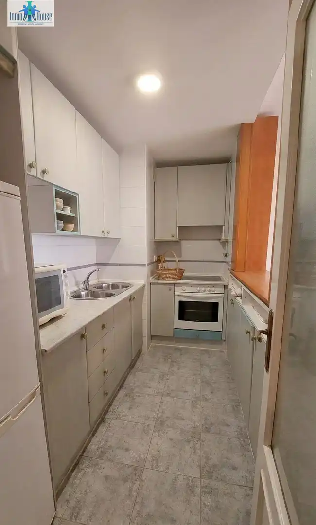 Kitchen of Flat for sale in Albacete  with Heating, Storage room and Furnished