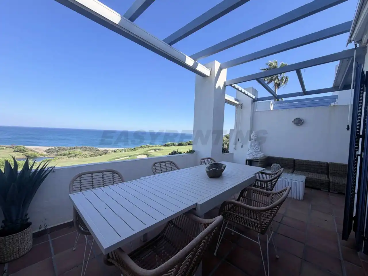 Terrace of Detached homes for rent in La Alcaidesa  with Air Conditioner, Terrace and Furnished