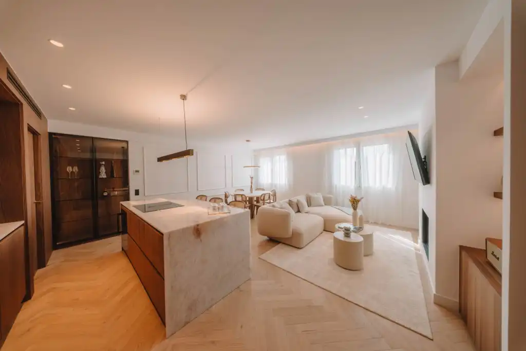 Wohnzimmer von Wohnungen zum Verkauf in  Palma de Mallorca mit Klimaanlage und Möbliert