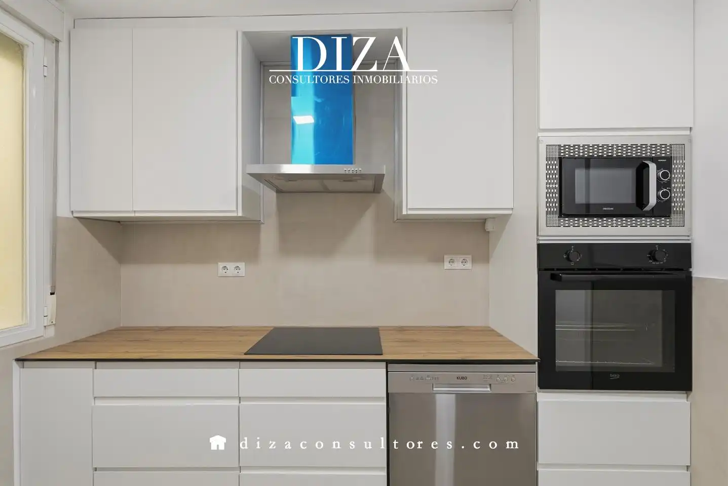 Cocina de Piso de alquiler en Madrid con Aire acondicionado y Calefacción