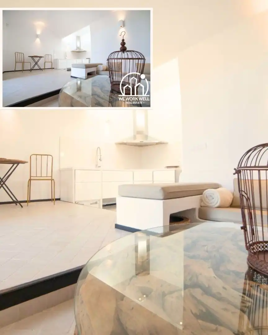 Sala d'estar de Casa o xalet en venda en La Oliva amb Aire condicionat, Jardí privat i Parquet