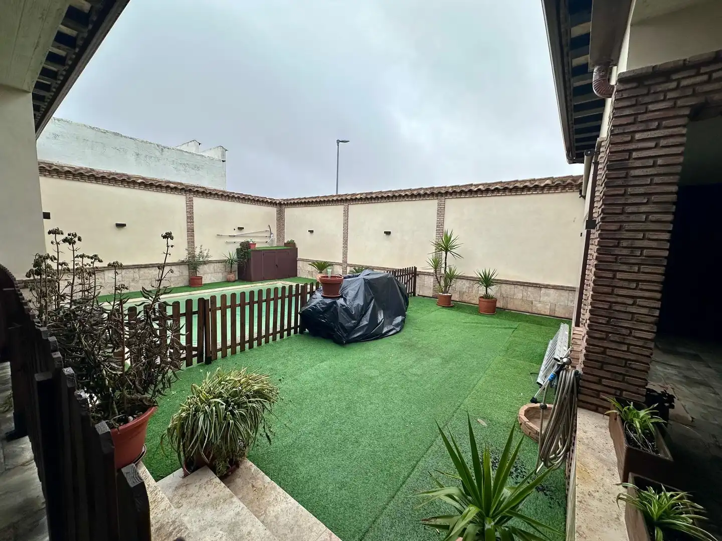 Terraza de Casa o chalet en venta en Arenas de San Juan  con Aire acondicionado, Calefacción y Jardín privado