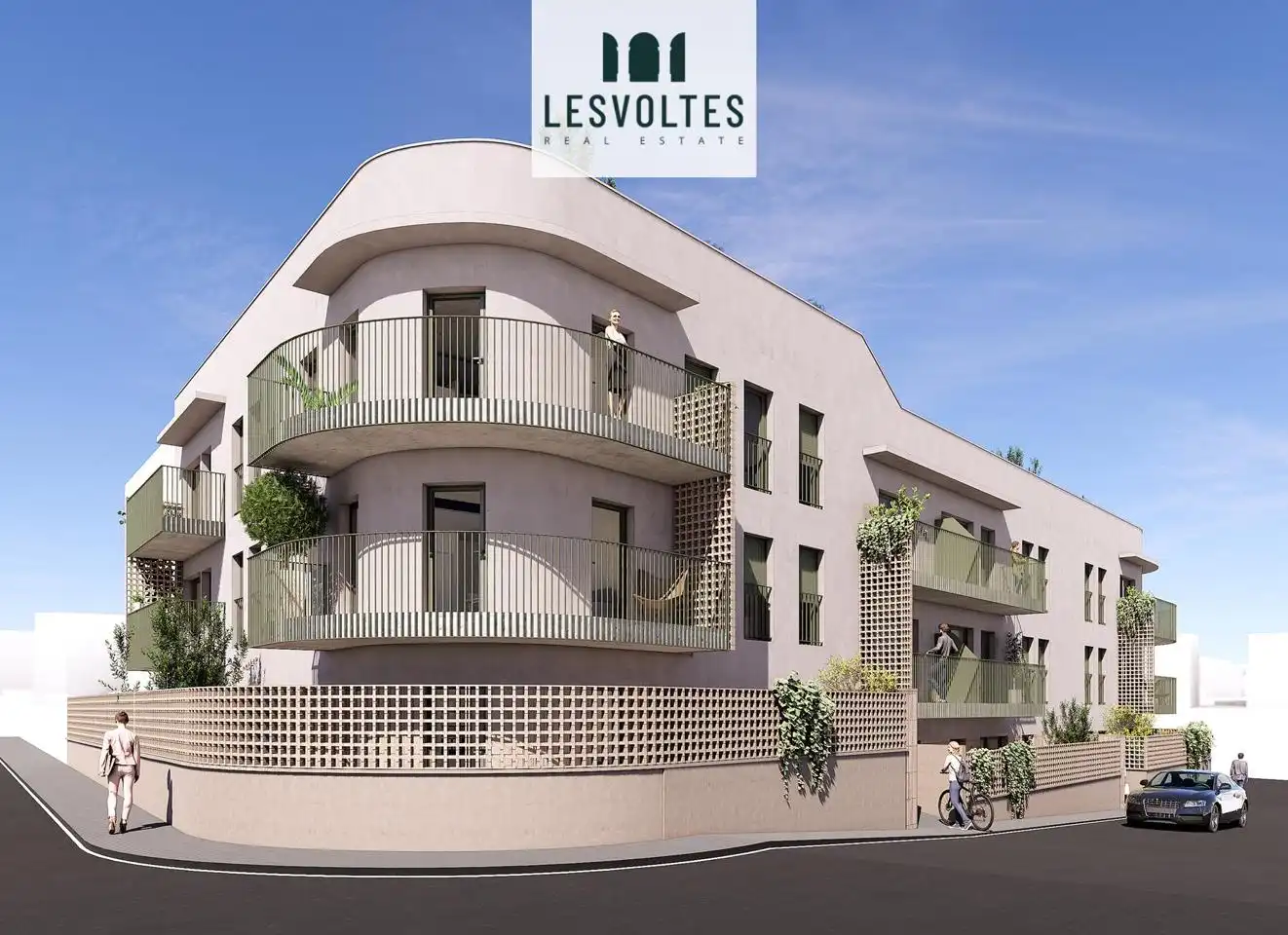 Außenansicht von Wohnung zum Verkauf in Palafrugell mit Klimaanlage, Heizung und Parkett
