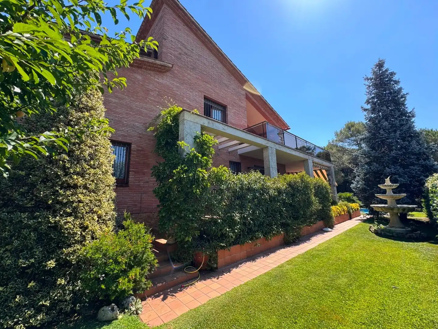 Jardín de Casa o chalet en venta en Santa Maria de Palautordera con Aire acondicionado, Calefacción y Jardín privado
