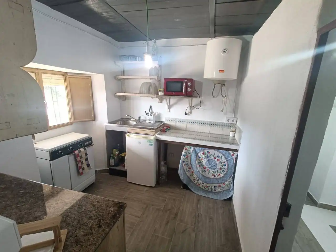 Cuina de Casa o xalet en venda en Loja amb Jardí privat i Moblat