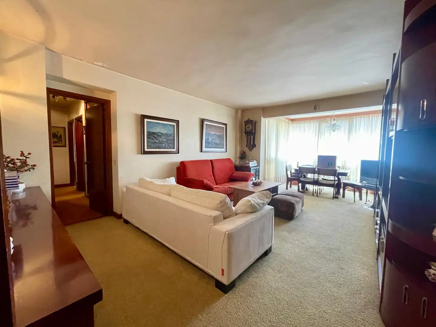 Sala de estar de Piso en venta en Bilbao  con Calefacción y Amueblado