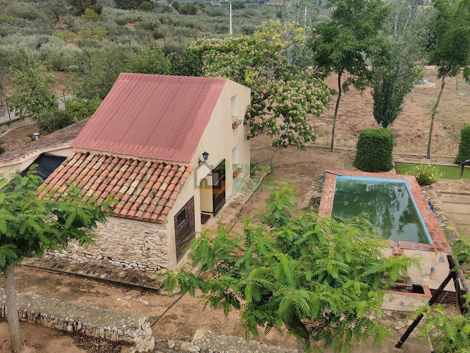 Garden of House or chalet for sale in Masdenverge  with Private garden, Terrace and Swimming Pool