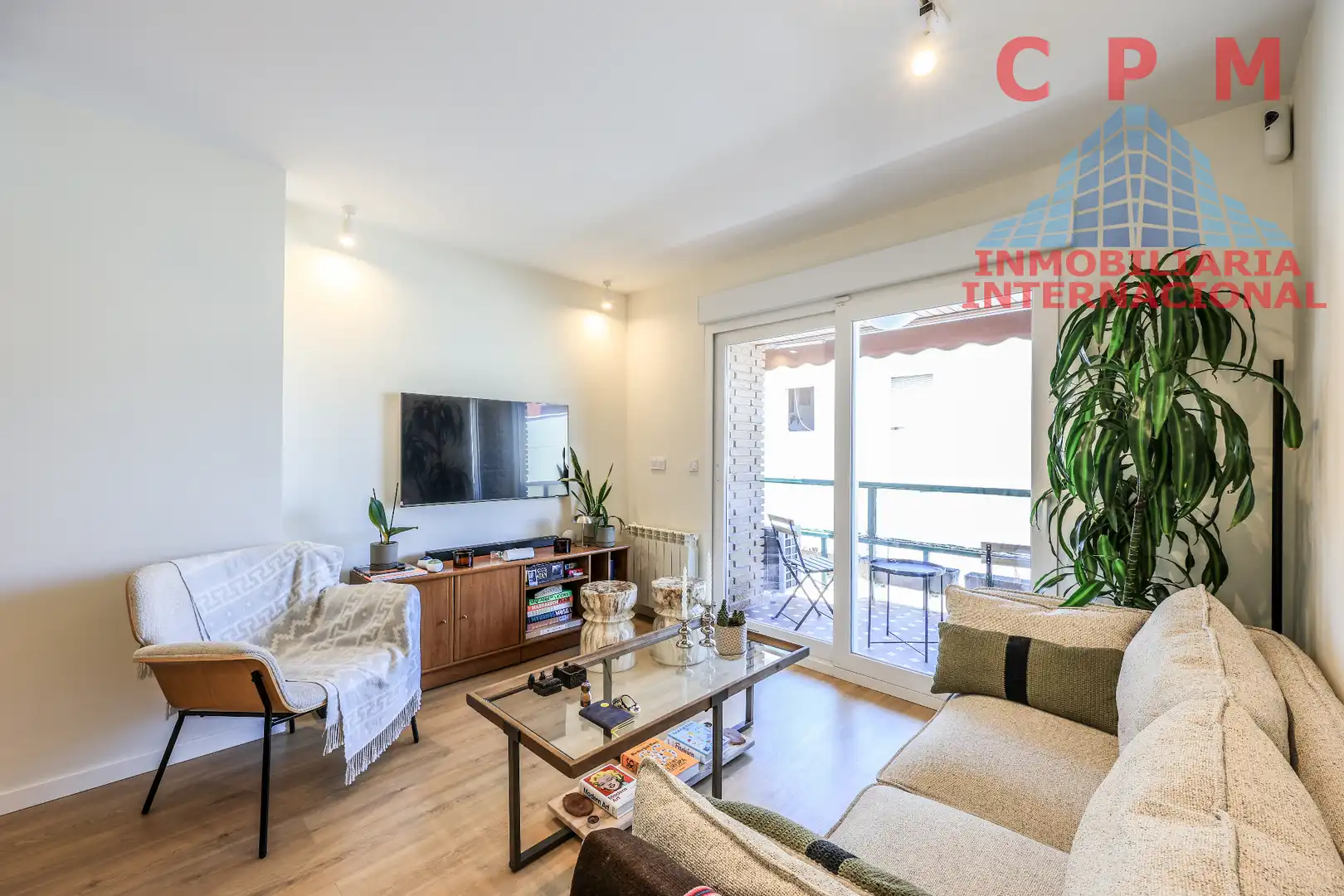 Sala de estar de Piso de alquiler en Madrid con Aire acondicionado, Calefacción y Parquet