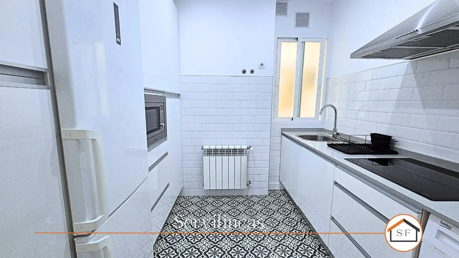 Kitchen of Flat for rent in Madrid  with Heating and Furnished