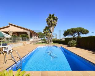 Swimming pool of Single-family semi-detached for sale in Maçanet de la Selva  with Terrace and Swimming Pool