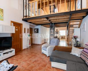 Living room of Attic for sale in  Valencia Capital  with Air Conditioner, Terrace and Balcony