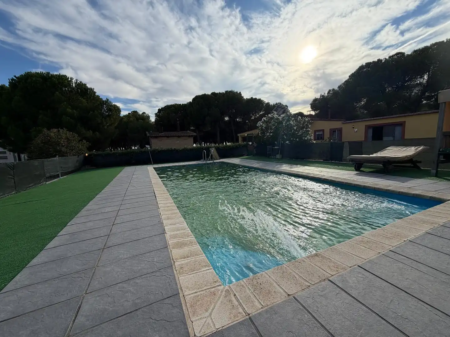 Swimming pool of Country homes for sale in Tordesillas  with Private garden, Terrace and Storage room