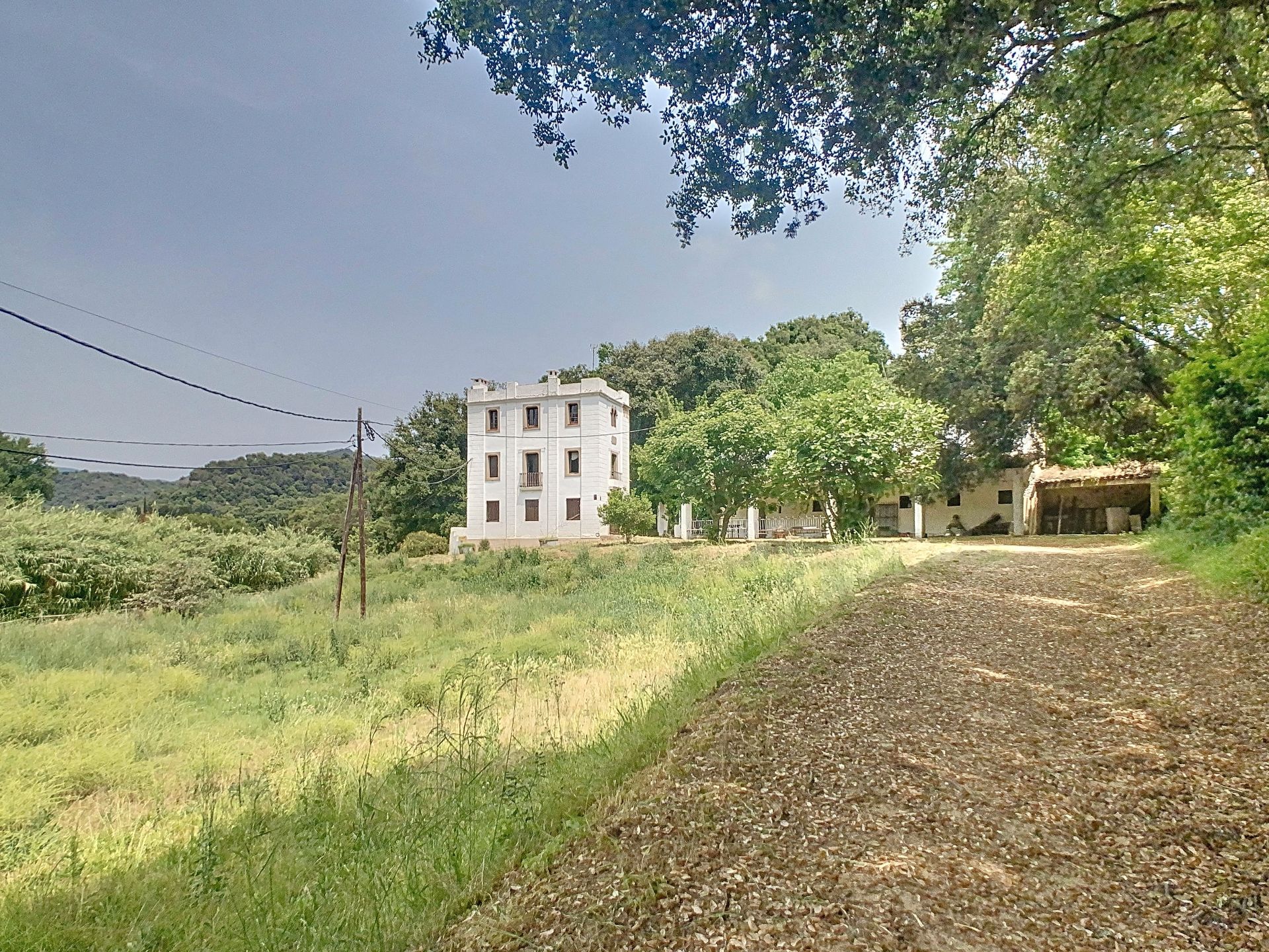 Exterior view of Country house for sale in Sant Cebrià de Vallalta  with Private garden
