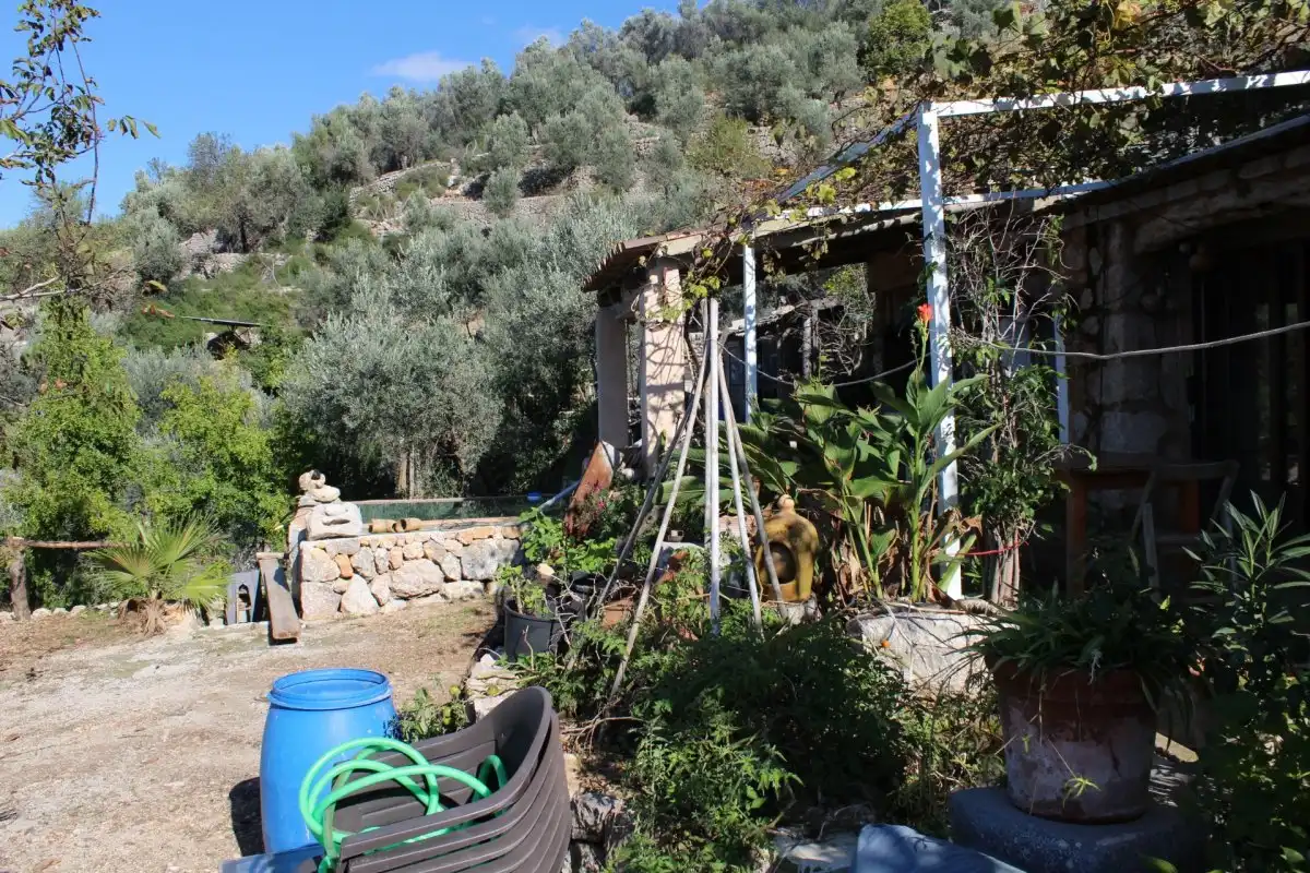 Jardí de Finca rústica en venda en Fornalutx amb Jardí privat, Terrassa i Traster