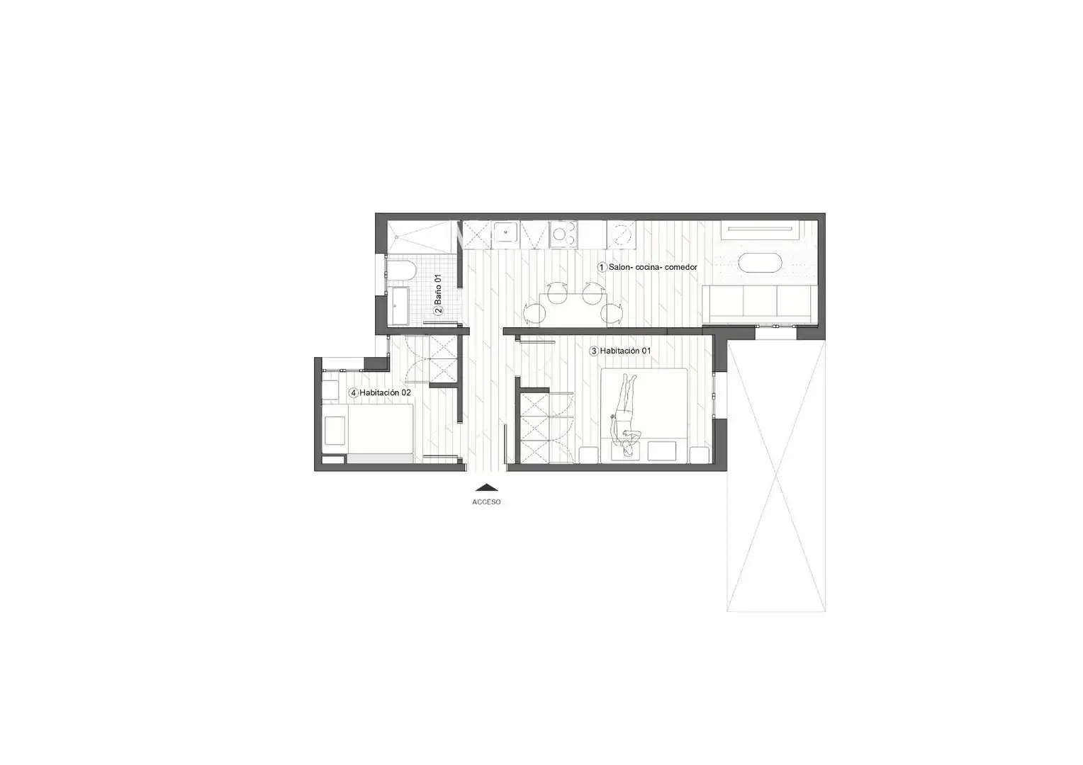 Wohnung zur Miete in Madrid mit Möbliert