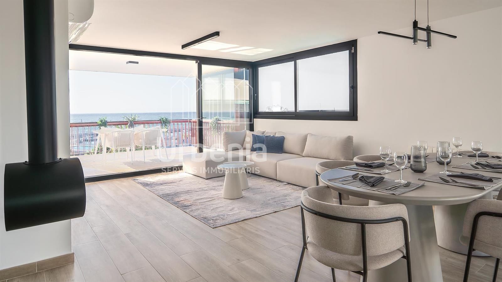 Living room of Attic for sale in Sant Andreu de Llavaneres  with Storage room, Swimming Pool and Community pool