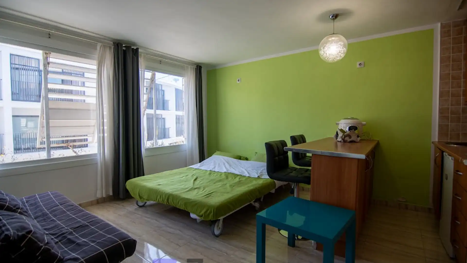 Bedroom of Study for rent in Eivissa  with Air Conditioner, Furnished and Washing machine