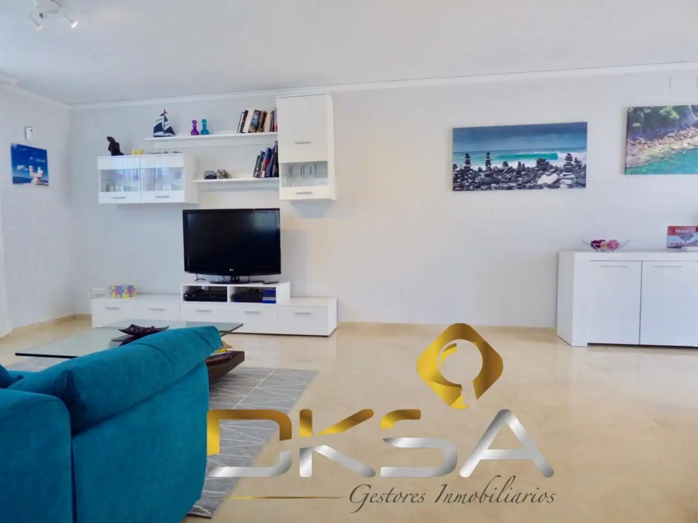 Sala de estar de Casa o chalet de alquiler en Benicasim / Benicàssim con Aire acondicionado, Calefacción y Jardín privado