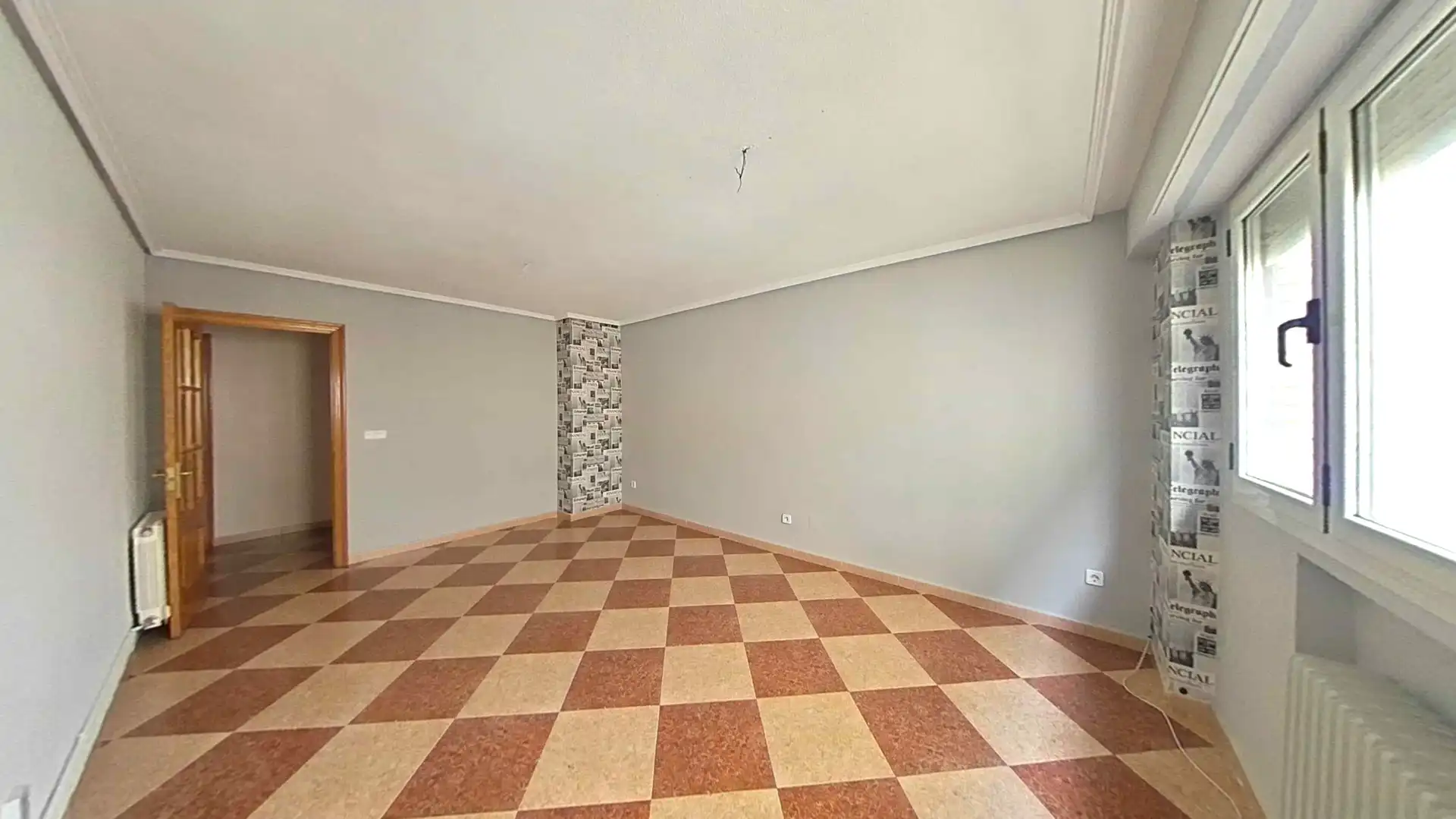 Schlafzimmer von Wohnung zum Verkauf in Bembibre mit Heizung und Balkon