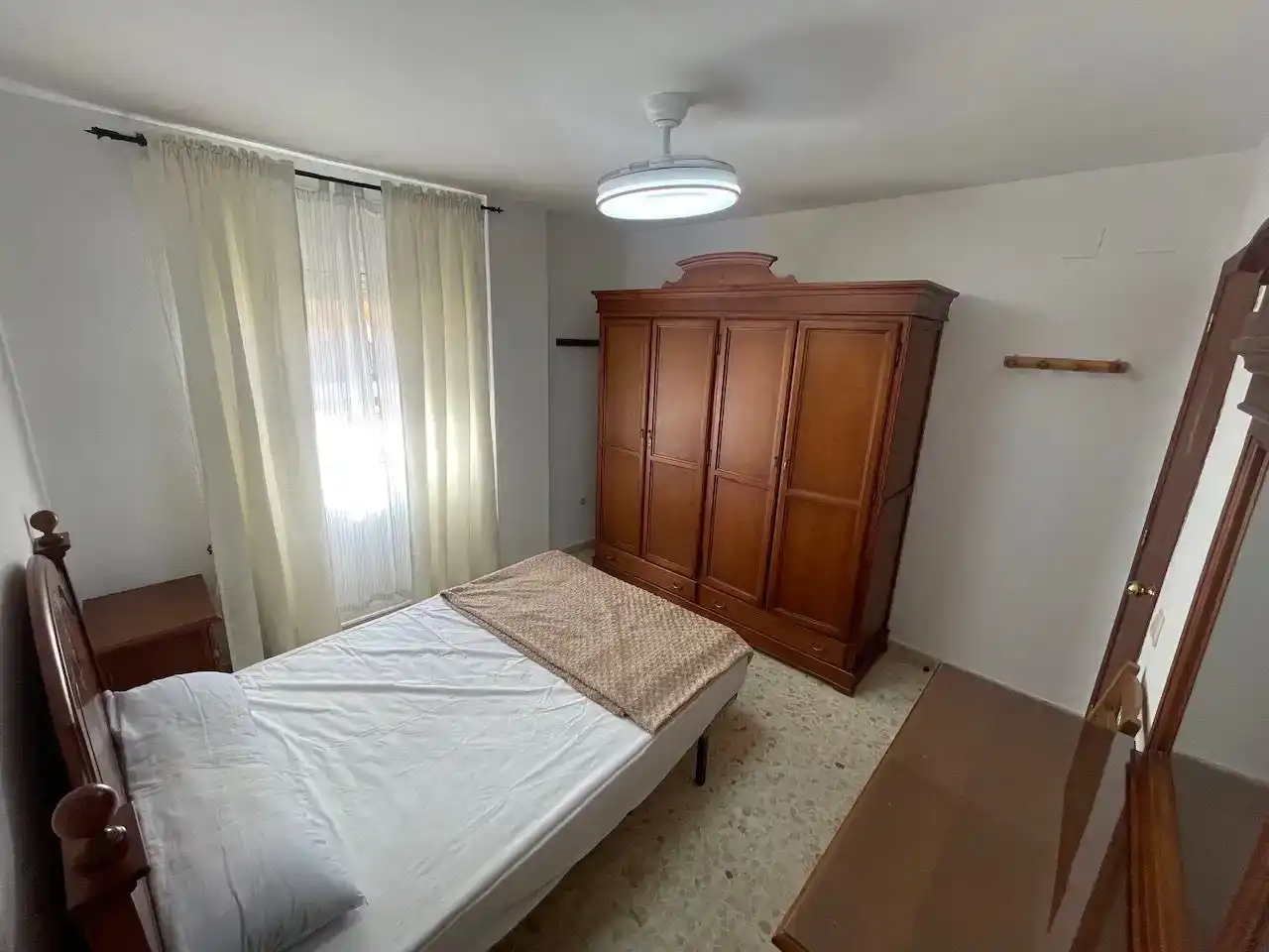 Schlafzimmer von Wohnung zur Miete in Ronda mit Klimaanlage, Möbliert und Balkon