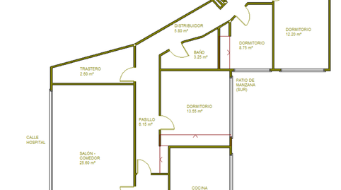 Photo 2 of Flat for sale in Calle Zalaeta, Monte Alto - Zalaeta - Atocha, A Coruña