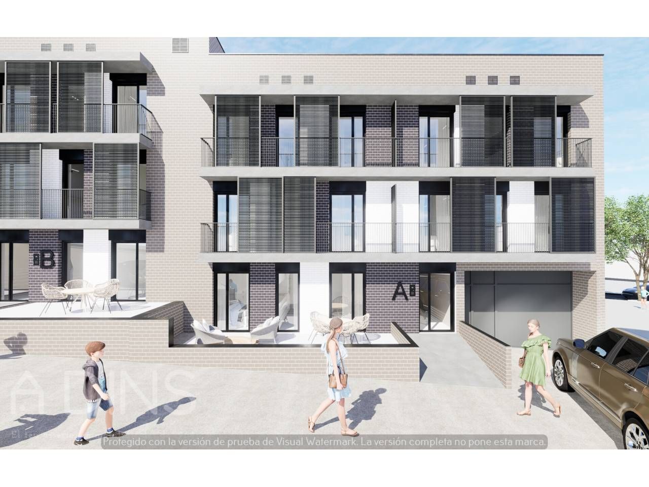 Exterior view of Flat for sale in Sant Feliu de Codines  with Heating and Private garden