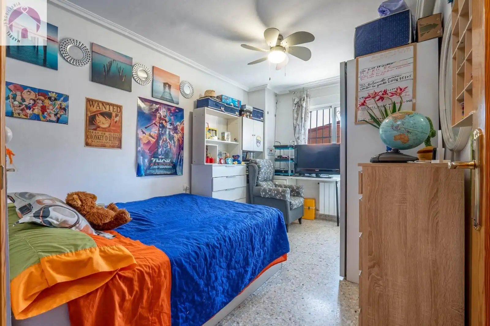 Bedroom of Flat for sale in Granada  with Air Conditioner, Heating and Terrace